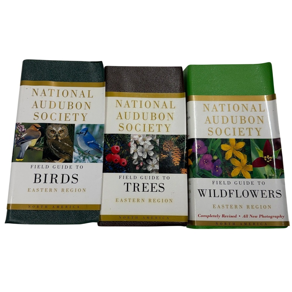 National Audubon Society Field Guide Set Birds Trees Wildflowers Eastern Region